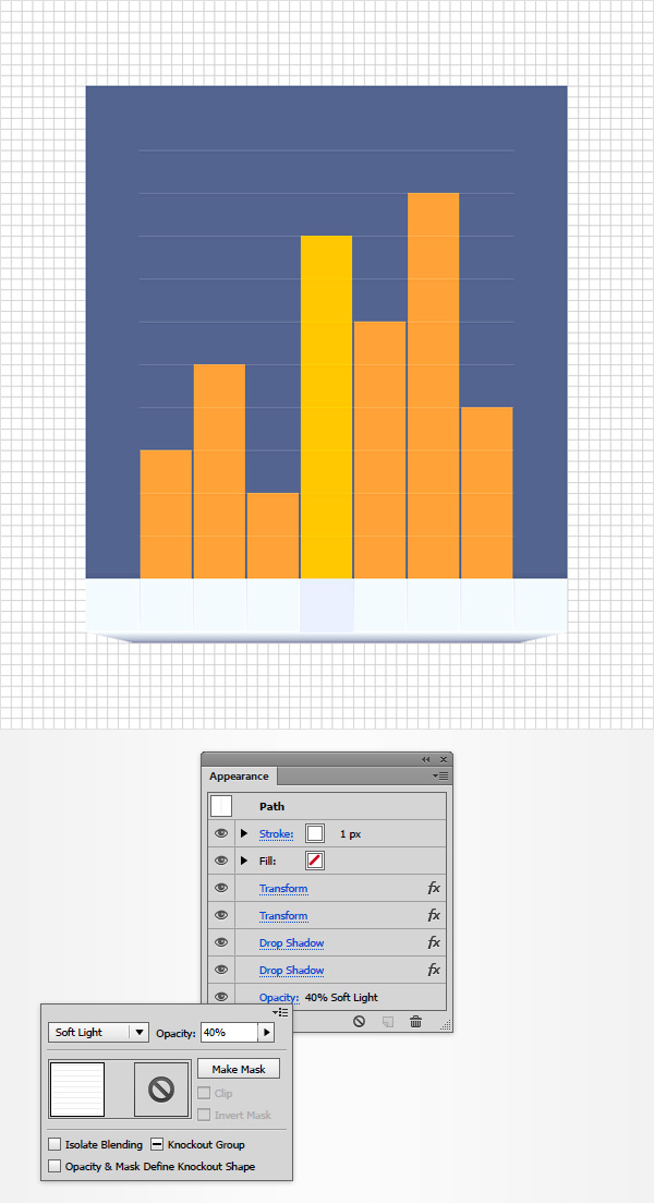 horizontal lines transparency