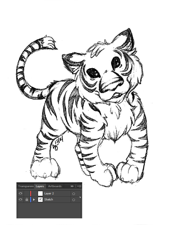 Tiger Sketch