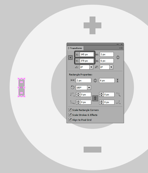 creating the first element of the previous button