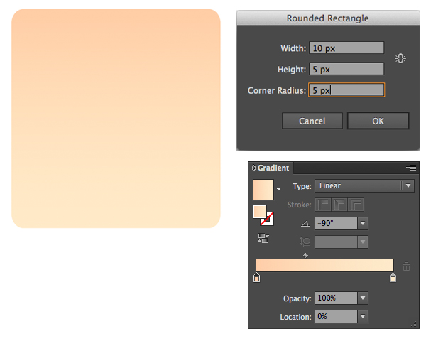 make a head base with  Rounded Rectangle Tool