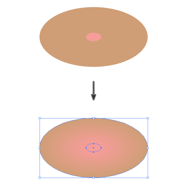 creating the cheek