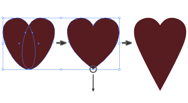 creating the tip of the arrow 2