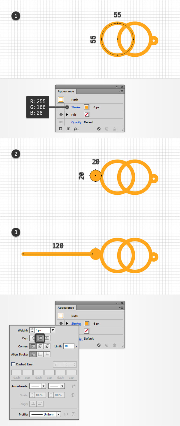 create main shapes