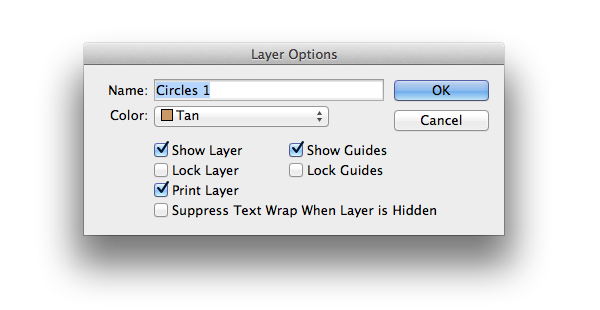 layer options