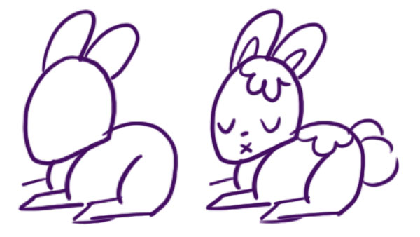 Complete the rabbits design