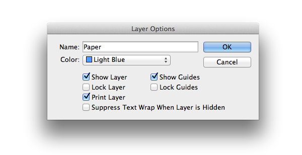 layer options