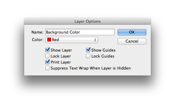 layer options