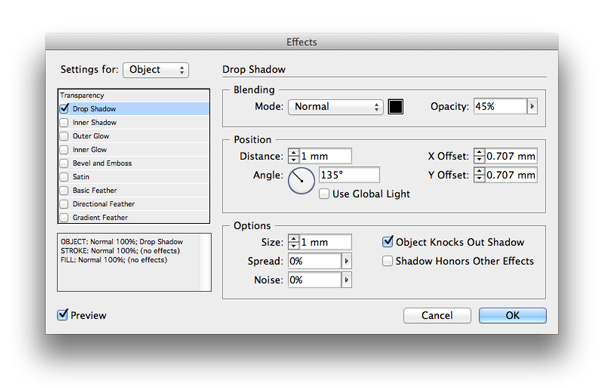 effects panel