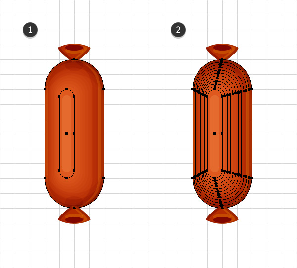 wiener pattern brush