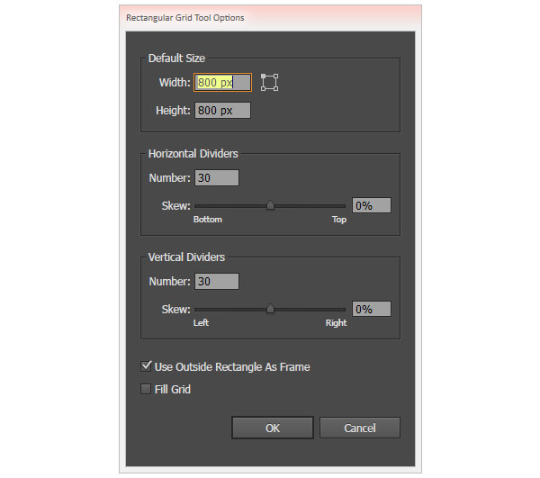 Create your rectangular grid