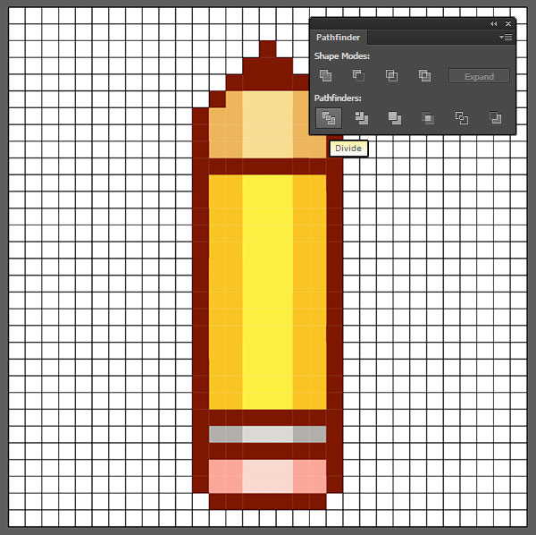 Extract the pencil from the grid