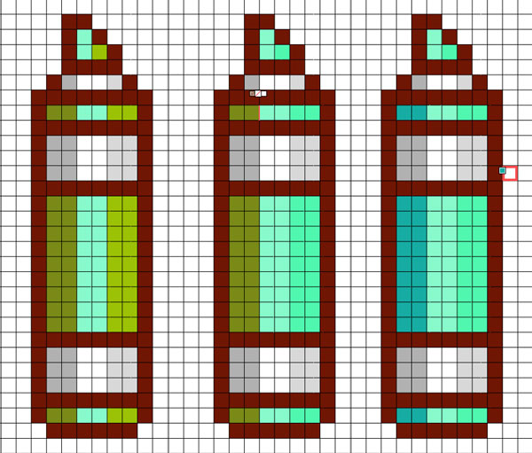 Refill Live Paint spaces