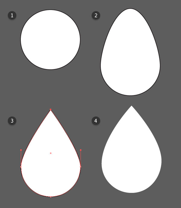 Create your raindrop shape