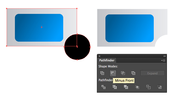 use minus front in pathfinder