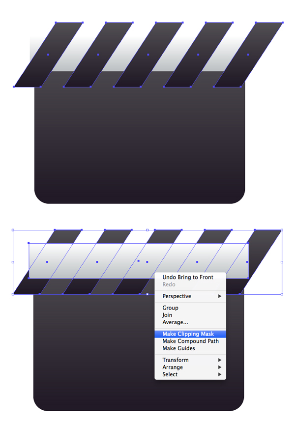 edit the clapper stripes