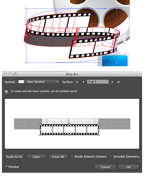 use map art to apply texture 3