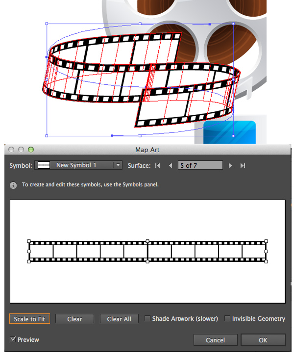 use map art to apply texture 2