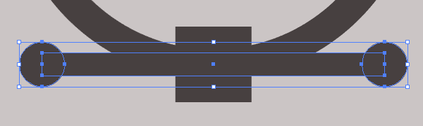 adding handles to the circles bottom anchor point