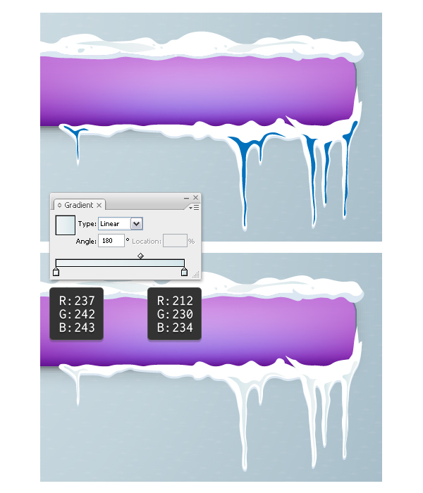 Create icicle 5