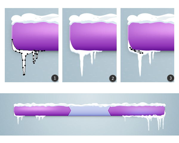 Create icicles 8