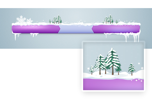 Add snow on trees 3