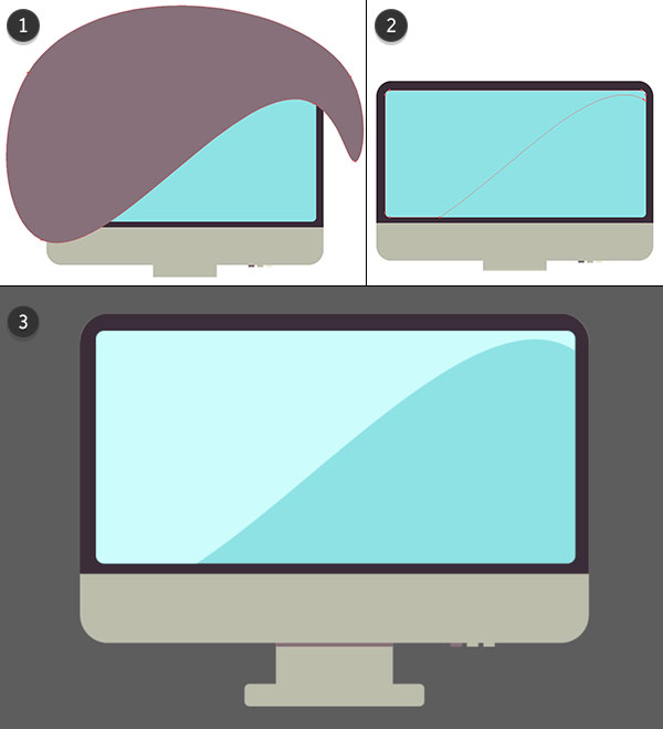 Draw details onto the monitor