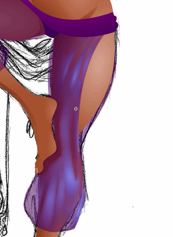 Adding the Harem Pant Highlights