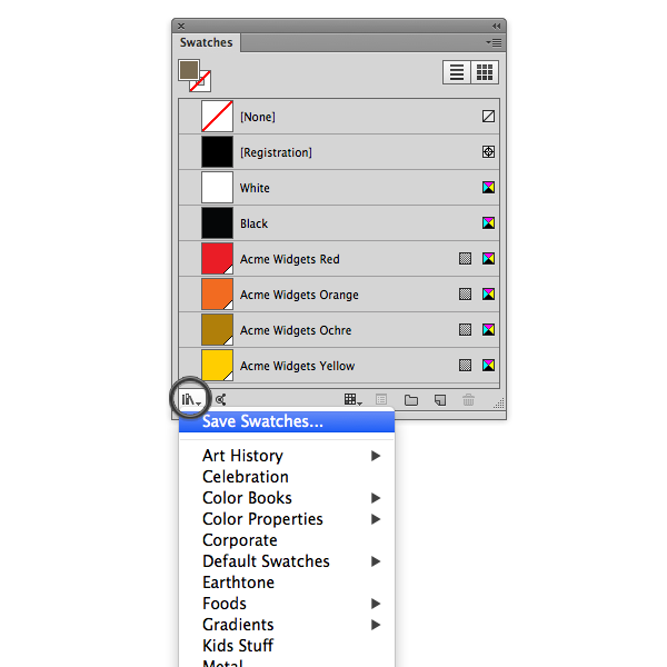 save swatches