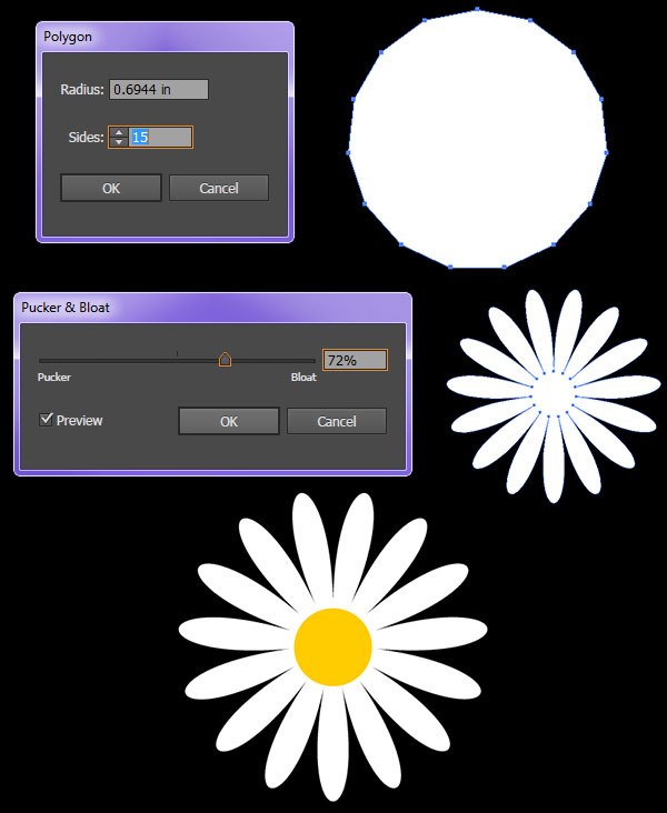 Create an easy daisy