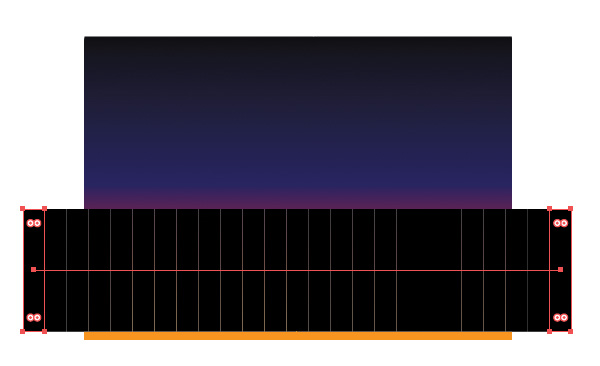 create a Blend from the two rectangles