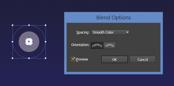 create a star from two blends