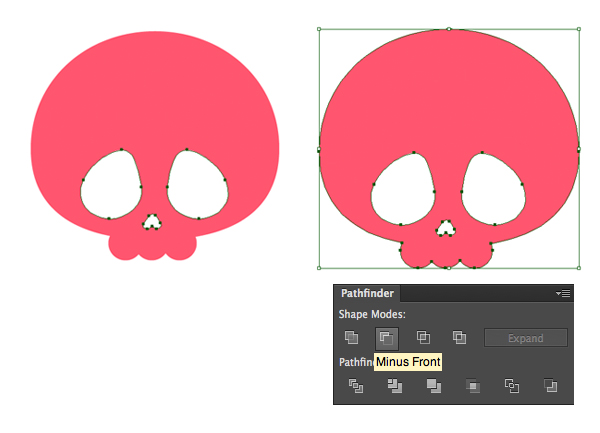 create a scull from ellipses and circles 2