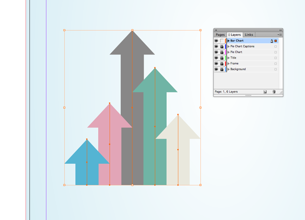 bar chart arrows