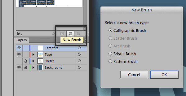 Calligraphic Brush Settings