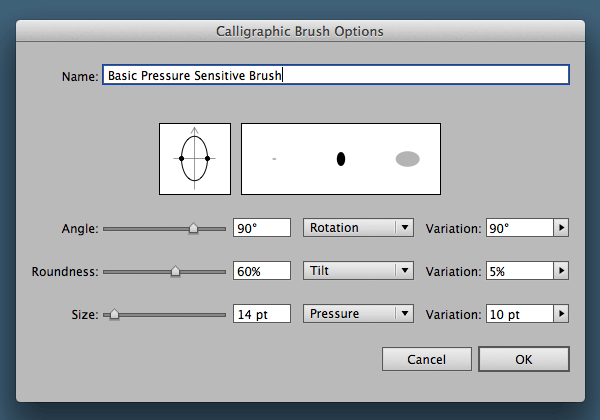 New Brush Dialogue