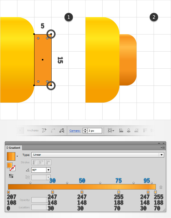 create pipe nozzle container stand