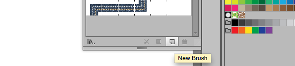 How to create a new brush in Adobe Illustrator