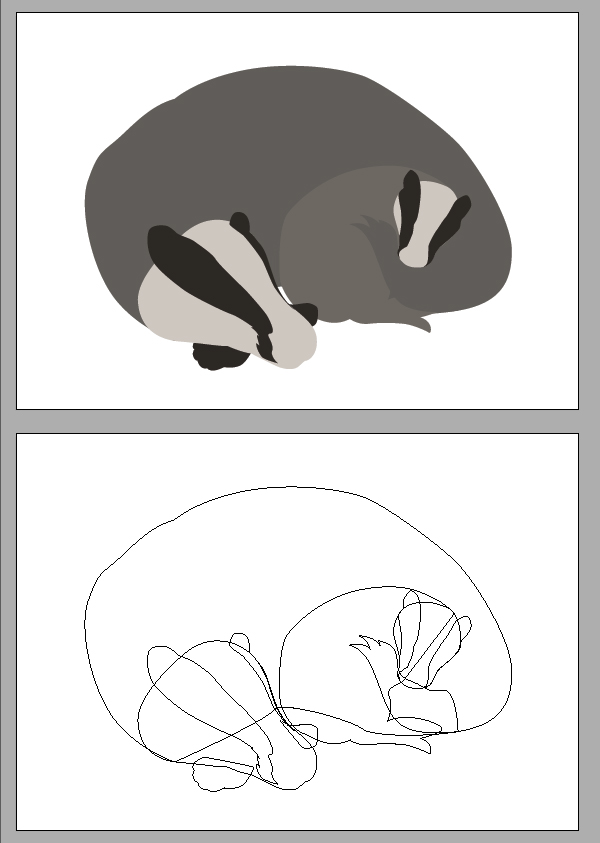 The Base Shapes for the Badger Family