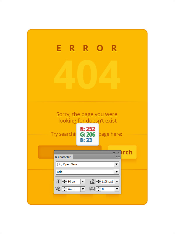 404 Error Page