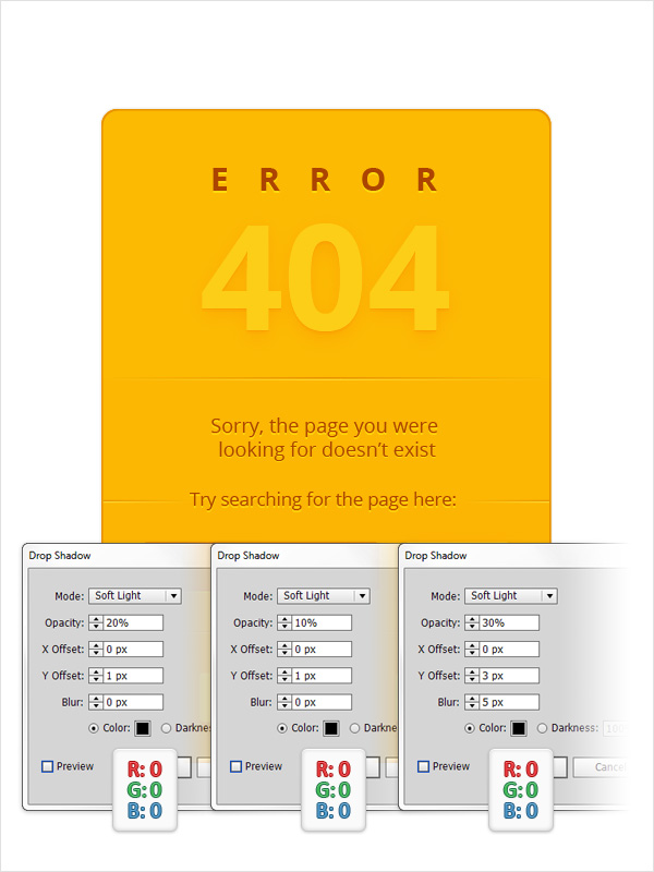 404 Error Page