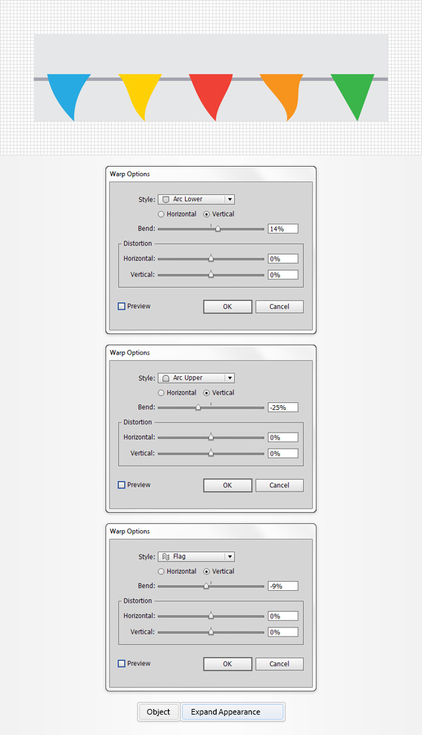 Flags Pattern Brush