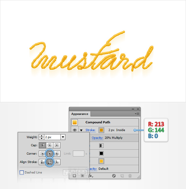 Mustard Text