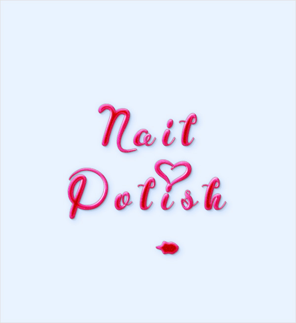 Nail Polish Text