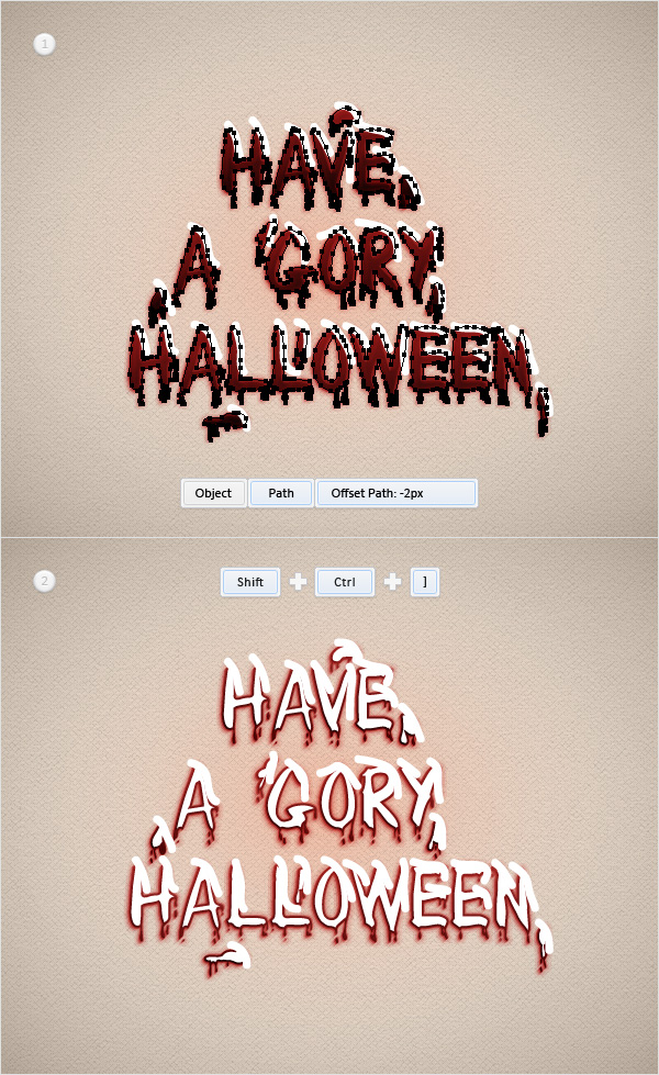 Blood Text Effect