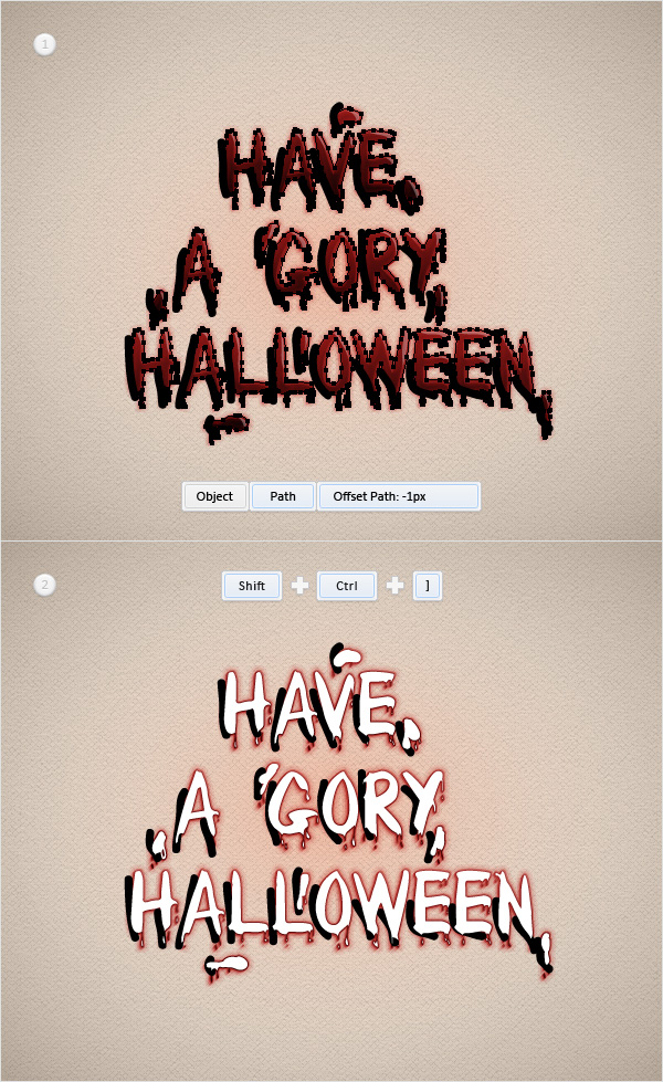 Blood Text Effect