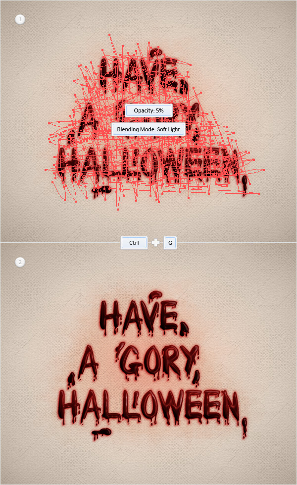 Blood Text Effect