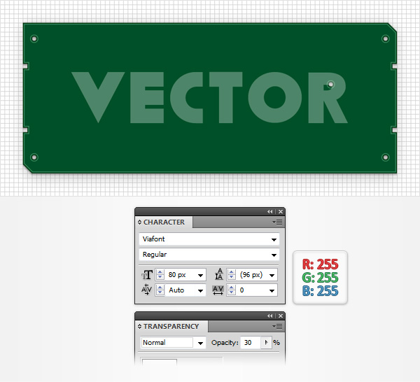 Circuit Board Text Effect