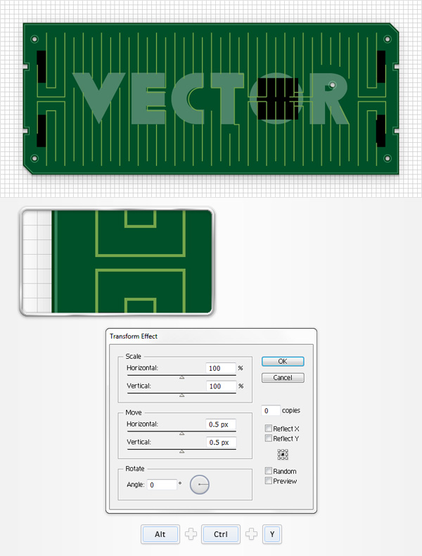 Circuit Board Text Effect