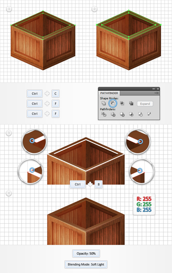 Stacked Wooden Boxes