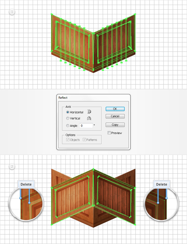 Stacked Wooden Boxes